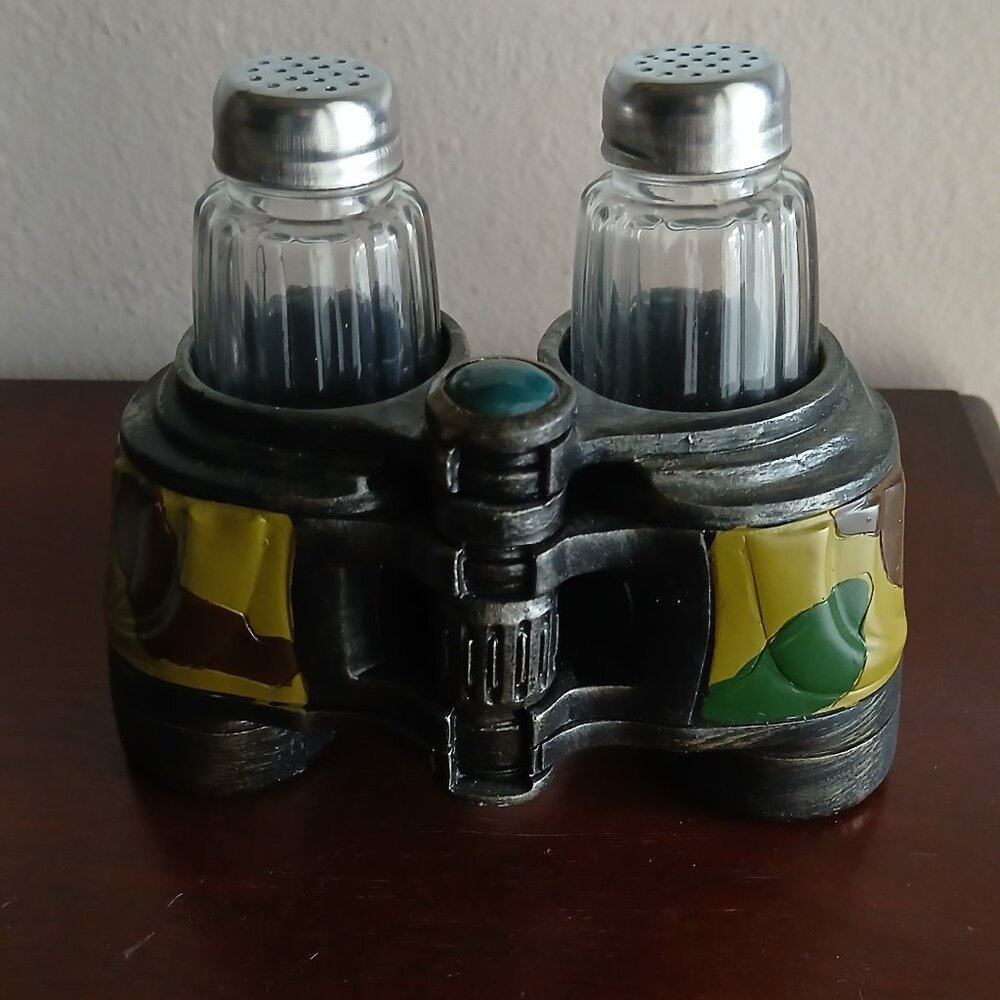Camouflage Binocular Salt & Pepper Shaker